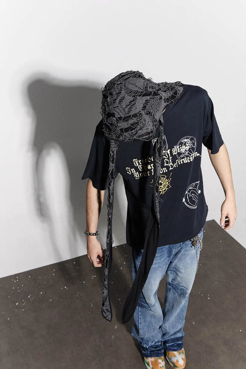 Ripped Bunny Ears Durag