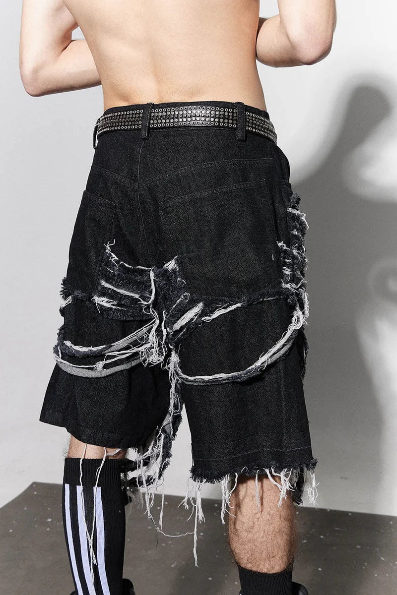 FRAGMENT HEAVY DENIM SHORTS