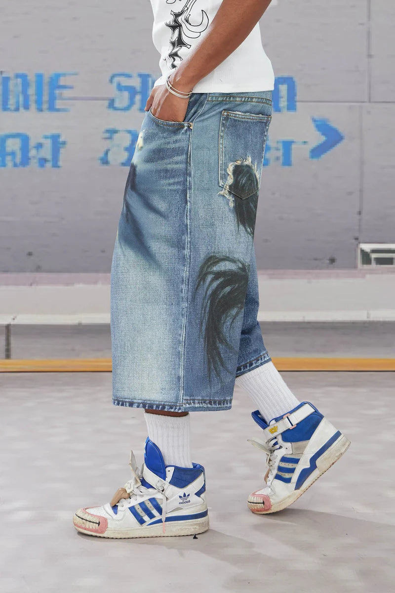 PEGASUS BERMUDA DENIMS SHORTS