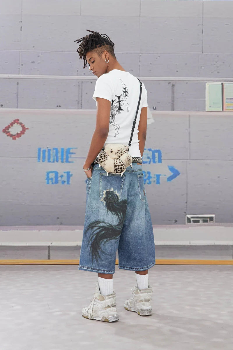 PEGASUS BERMUDA DENIMS SHORTS