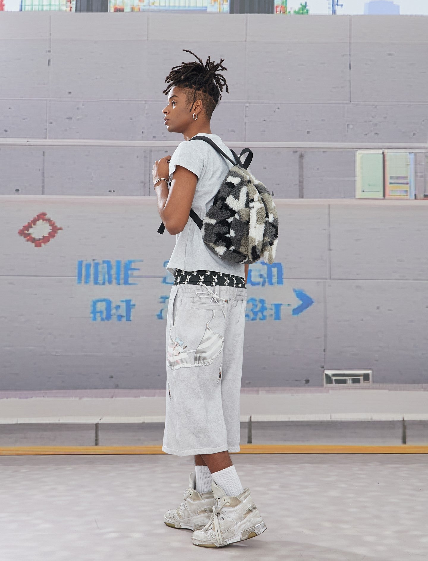 BLAZE CARTOON SWEAT SHORTS