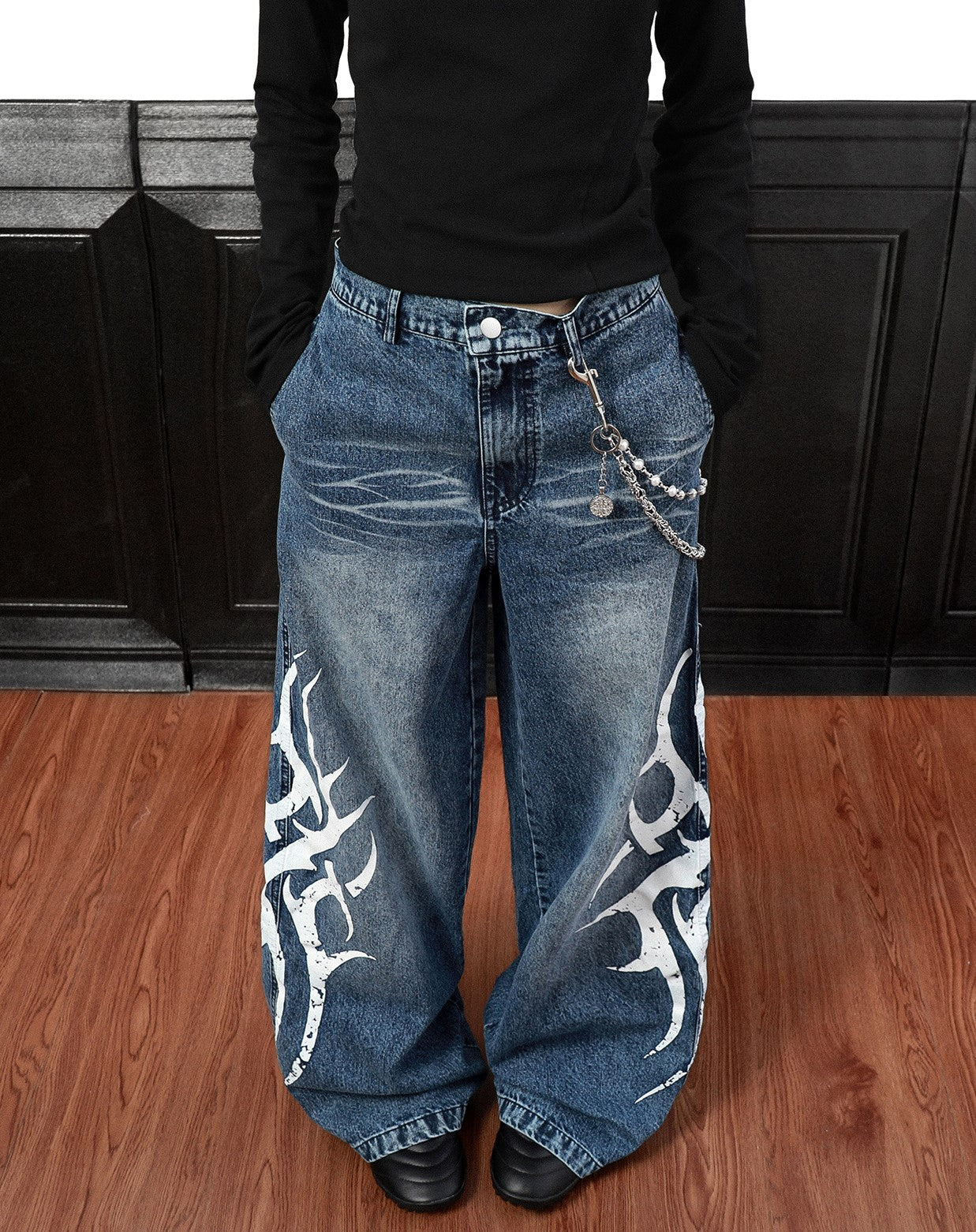 TRIBAL EDGE DENIM PANTS