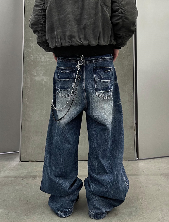 RAVAGE LOOSE DENIM PANTS
