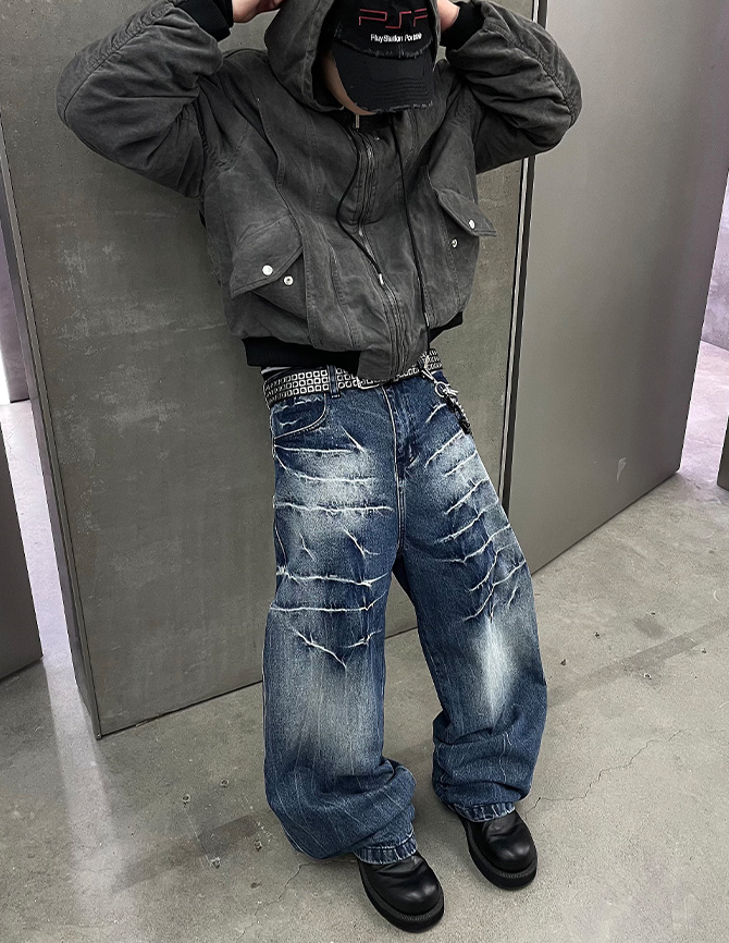 RAVAGE LOOSE DENIM PANTS