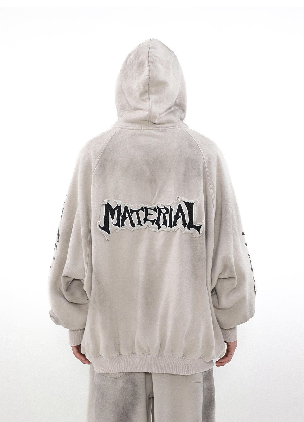 ACID WASHED ZIP HOODIE