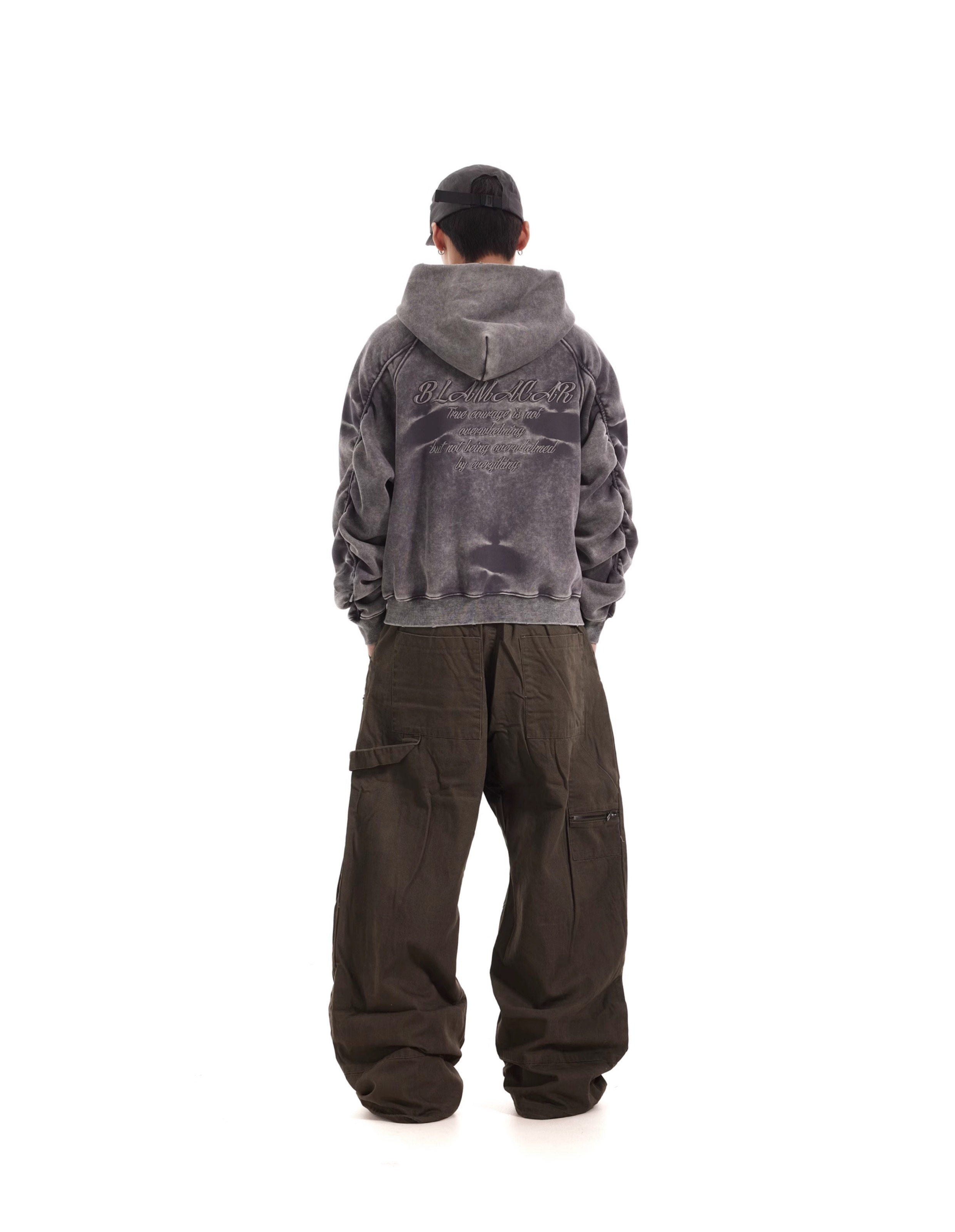 HEAVY WASHED ZIP HOODIE