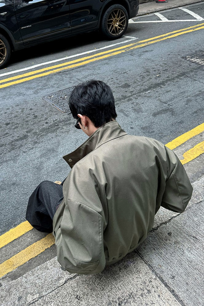 RECONSTRUCT BOX-FIT CROPPED JACKET