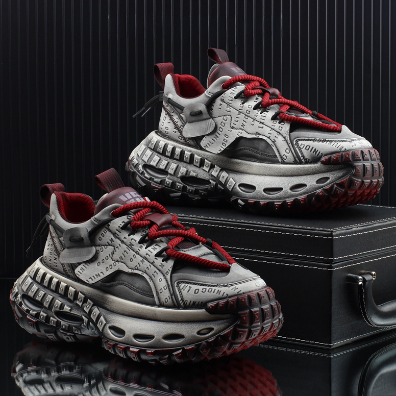 STITCHING LETTER PLATFFOM SNEAKER