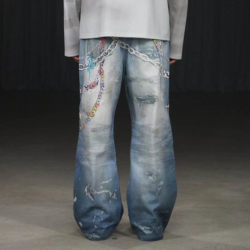 CAPTIVE CHAIN BAGGY PANTS