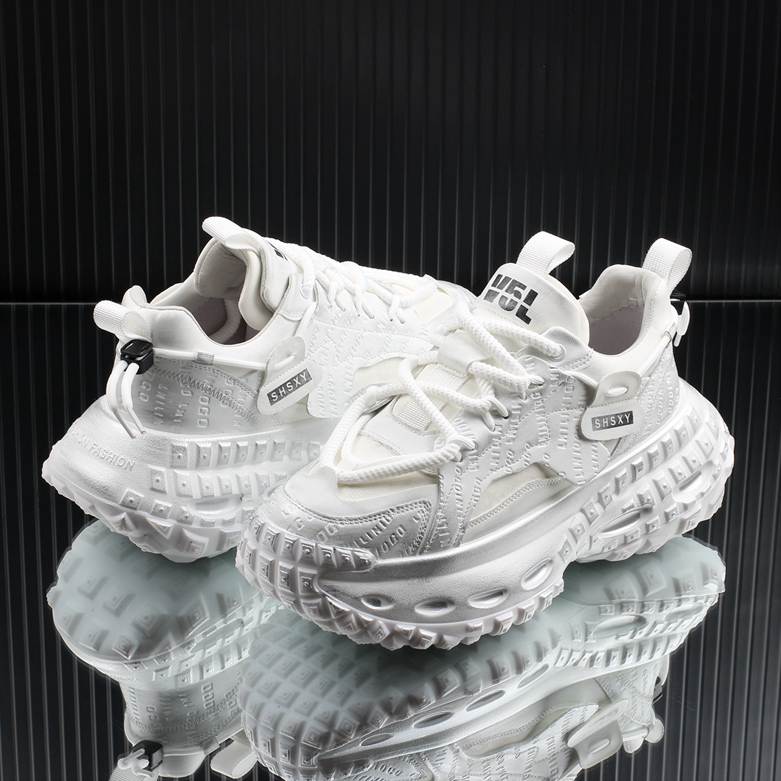 STITCHING LETTER PLATFFOM SNEAKER