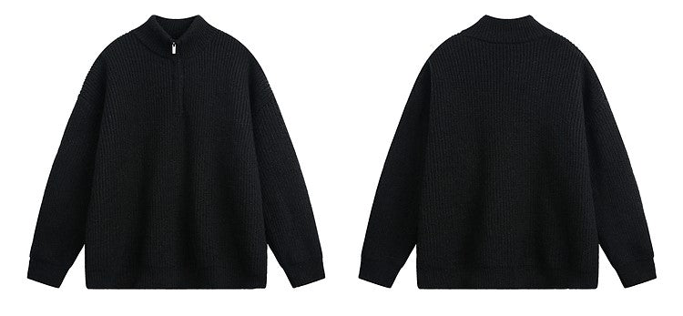 HALFZIP KNIT SWEATER