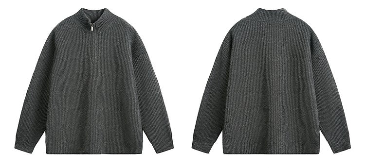 HALFZIP KNIT SWEATER