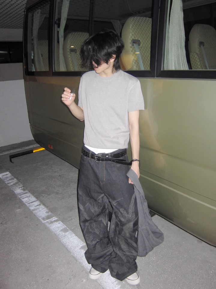 LOST PARADISE SHADOW DENIM PANTS