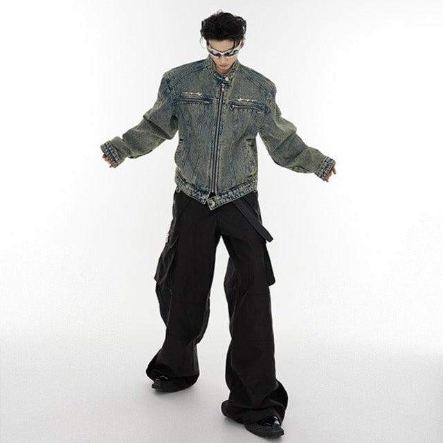 RETRO WASHED DENIM JACKET