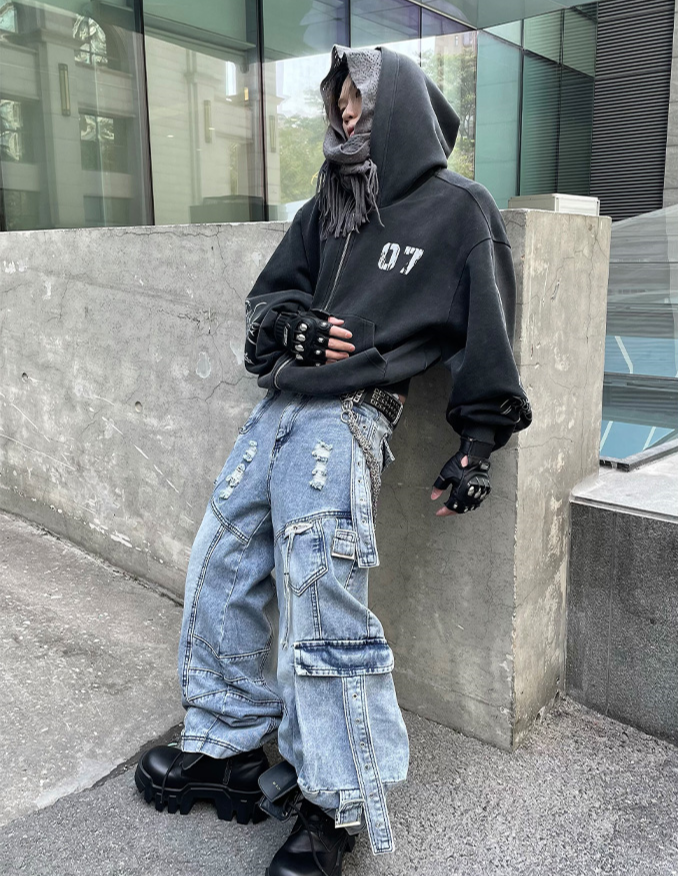 MODERN PRINTED HOODIE