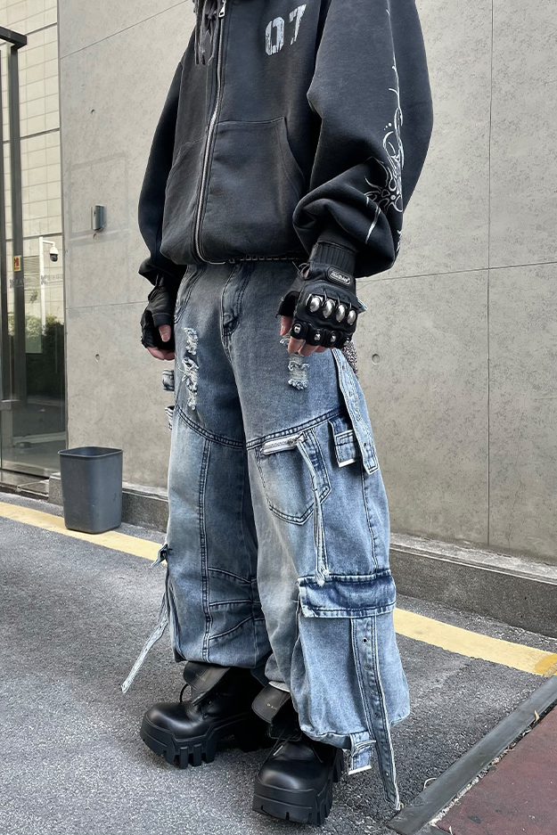 RUSTIC BAGGY CARGO PANTS