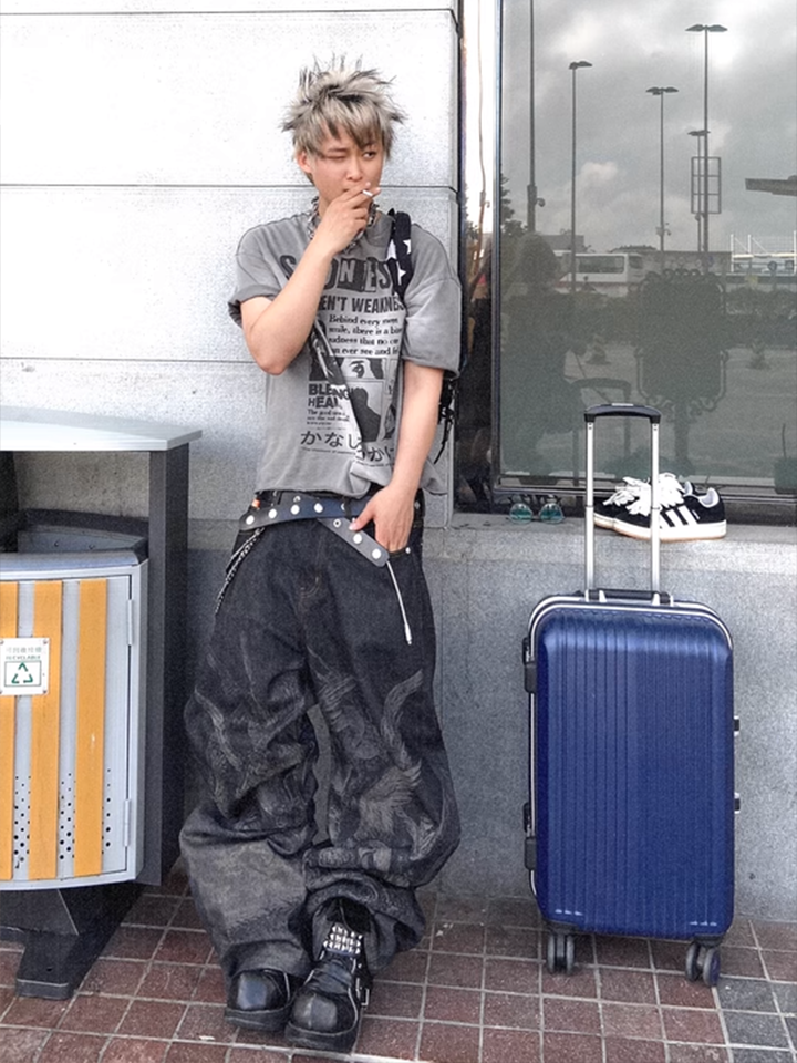 LOST PARADISE SHADOW DENIM PANTS