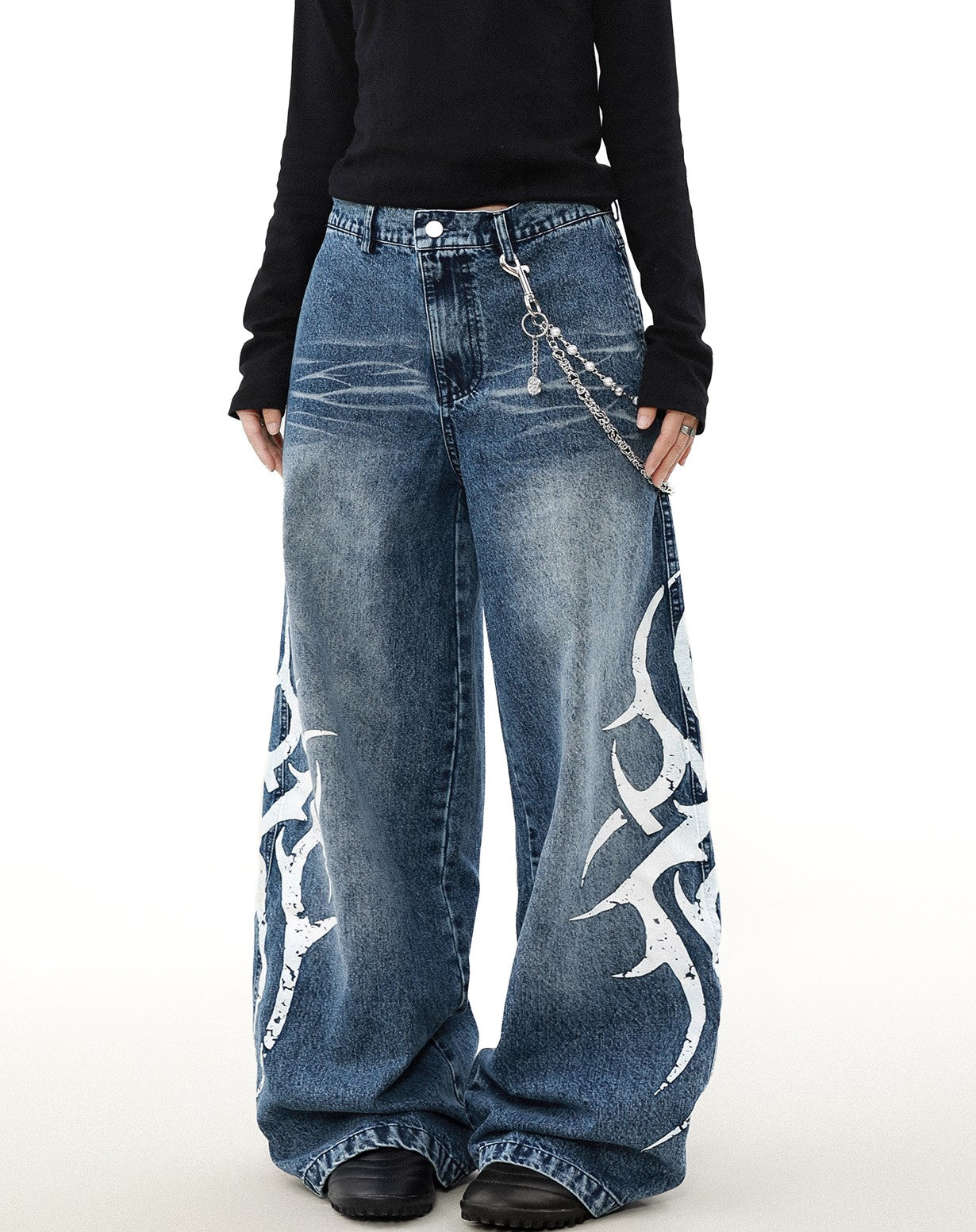 TRIBAL EDGE DENIM PANTS