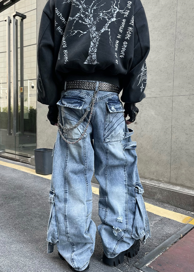 RUSTIC BAGGY CARGO PANTS