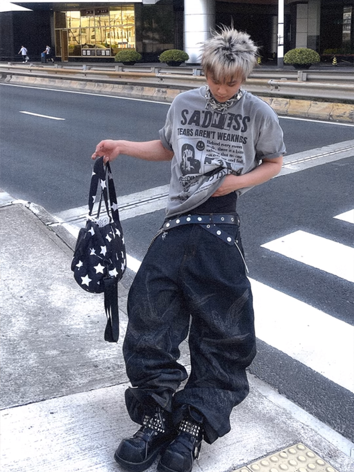 LOST PARADISE SHADOW DENIM PANTS