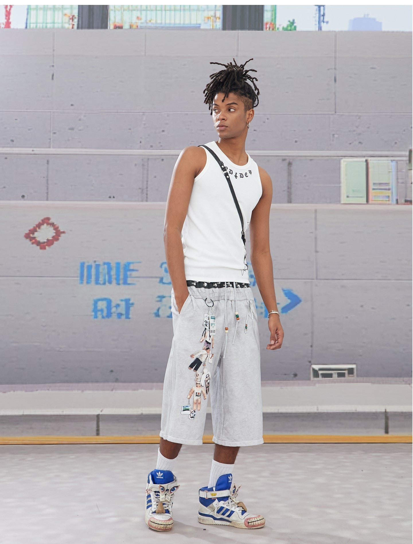 BLAZE CARTOON SWEAT SHORTS