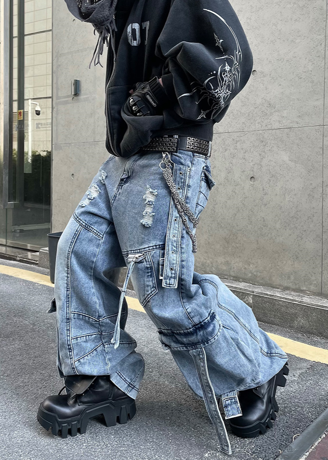 RUSTIC BAGGY CARGO PANTS