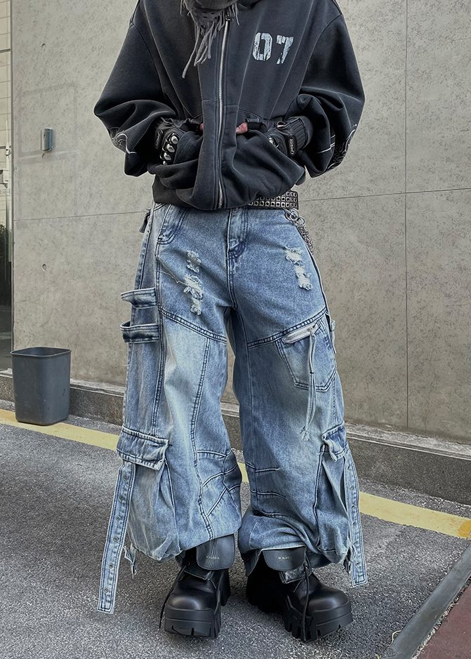 RUSTIC BAGGY CARGO PANTS