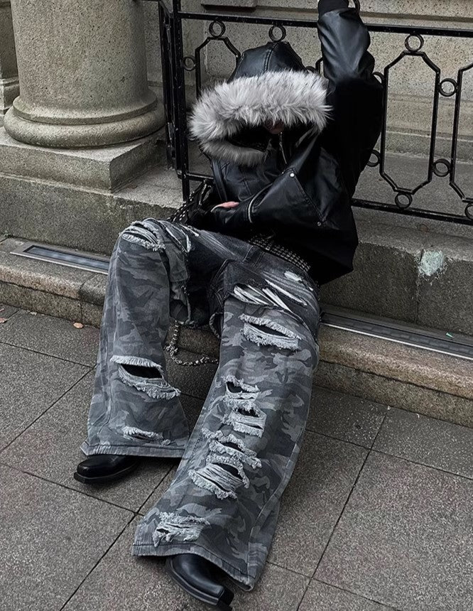 FUR HAVOC BOMBER JACKET