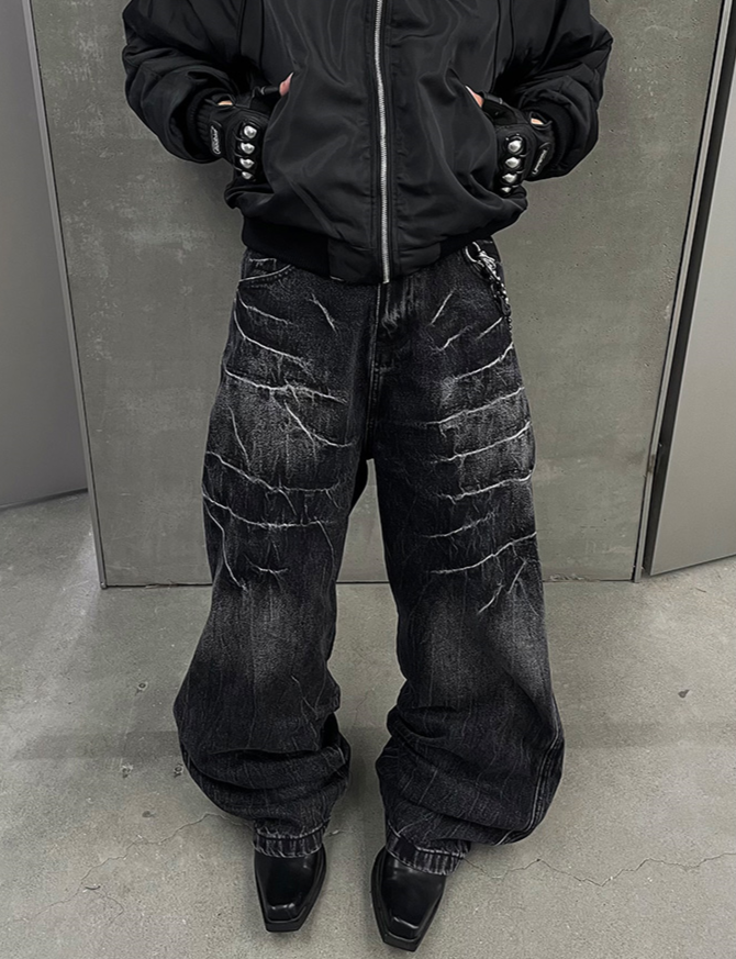 RAVAGE LOOSE DENIM PANTS