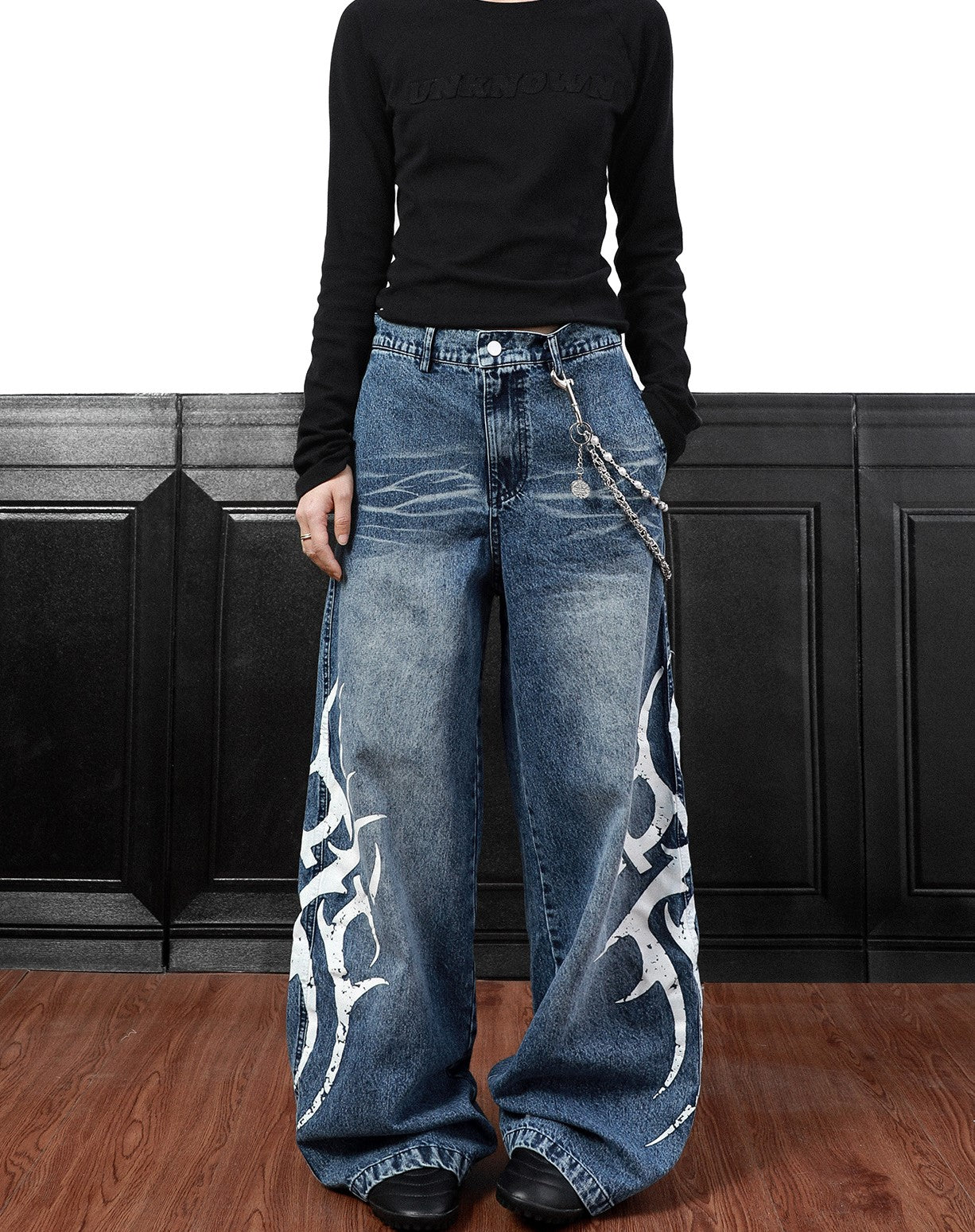 TRIBAL EDGE DENIM PANTS