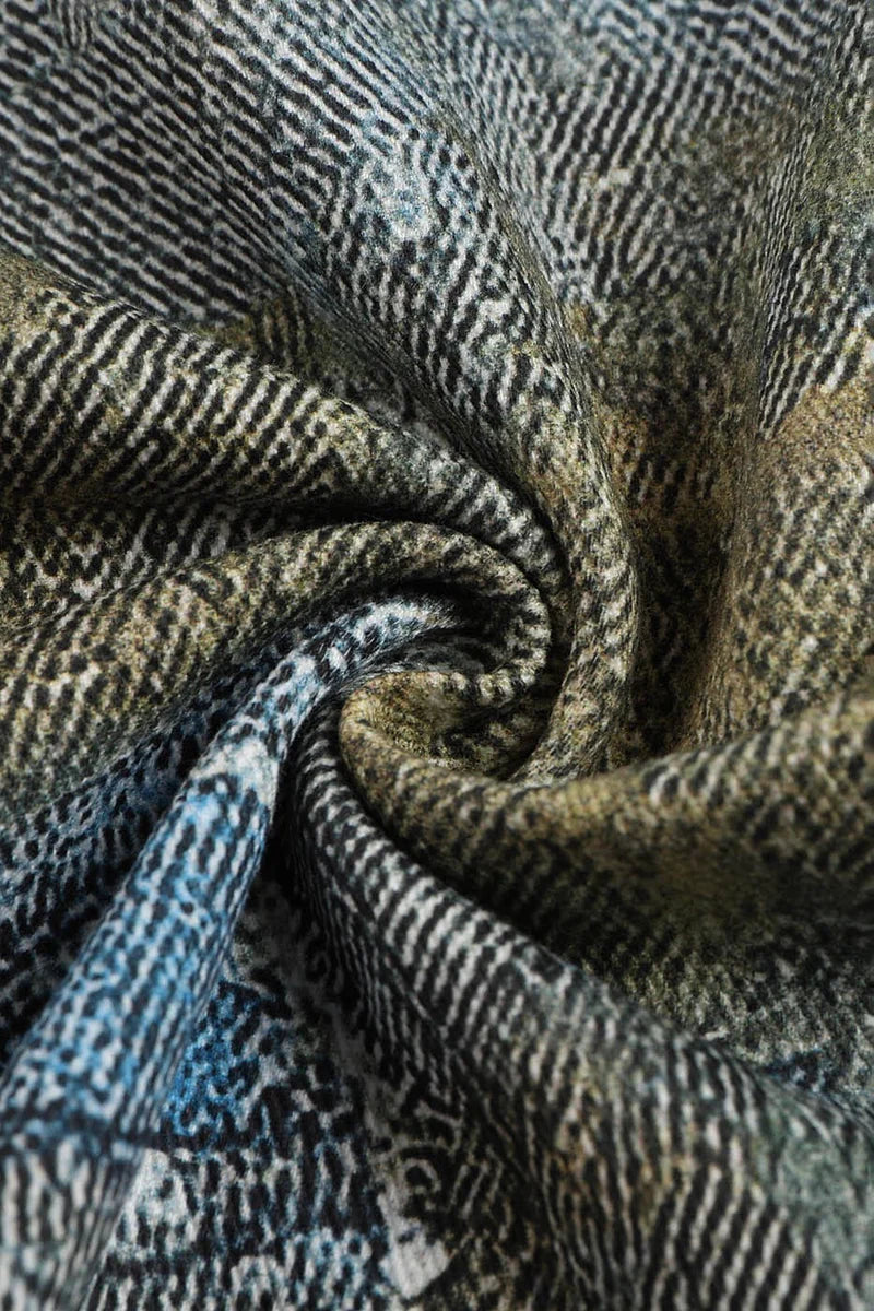 WRECKED CHAIN DENIM PANTS