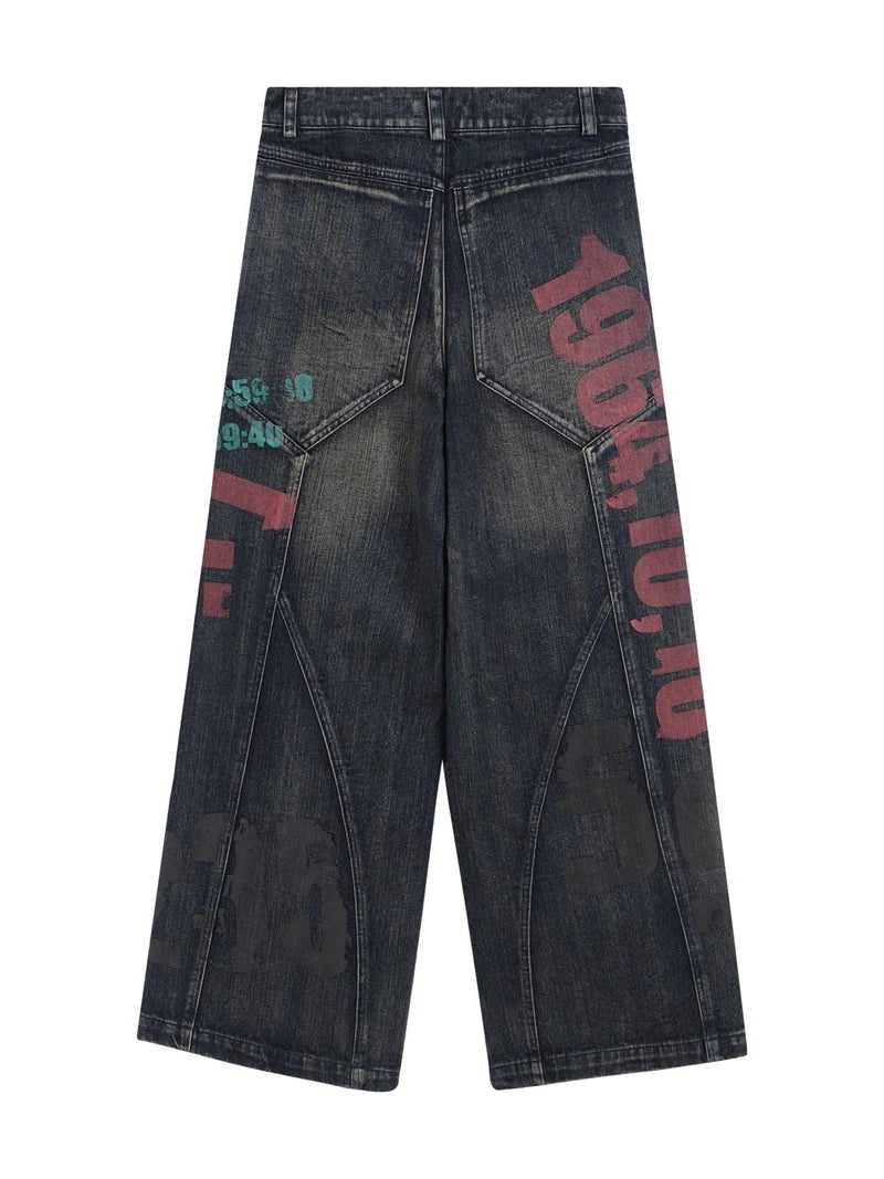 NUCLEAR BAGGY DENIM PANTS