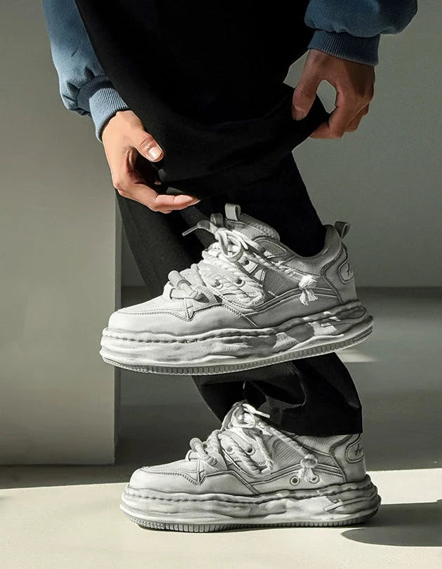 PLATFORM DIRTY ROPE SHOES