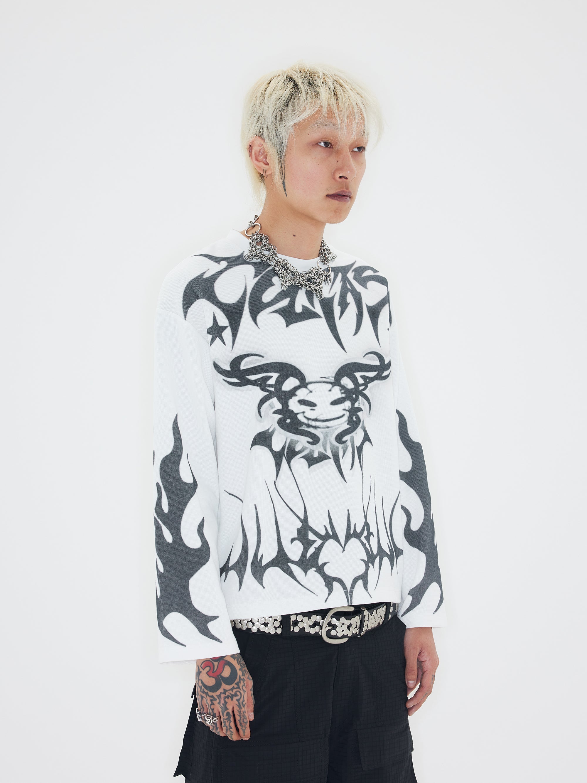 ARCANE SYMBOL WAFFLE LONGSLEEVE