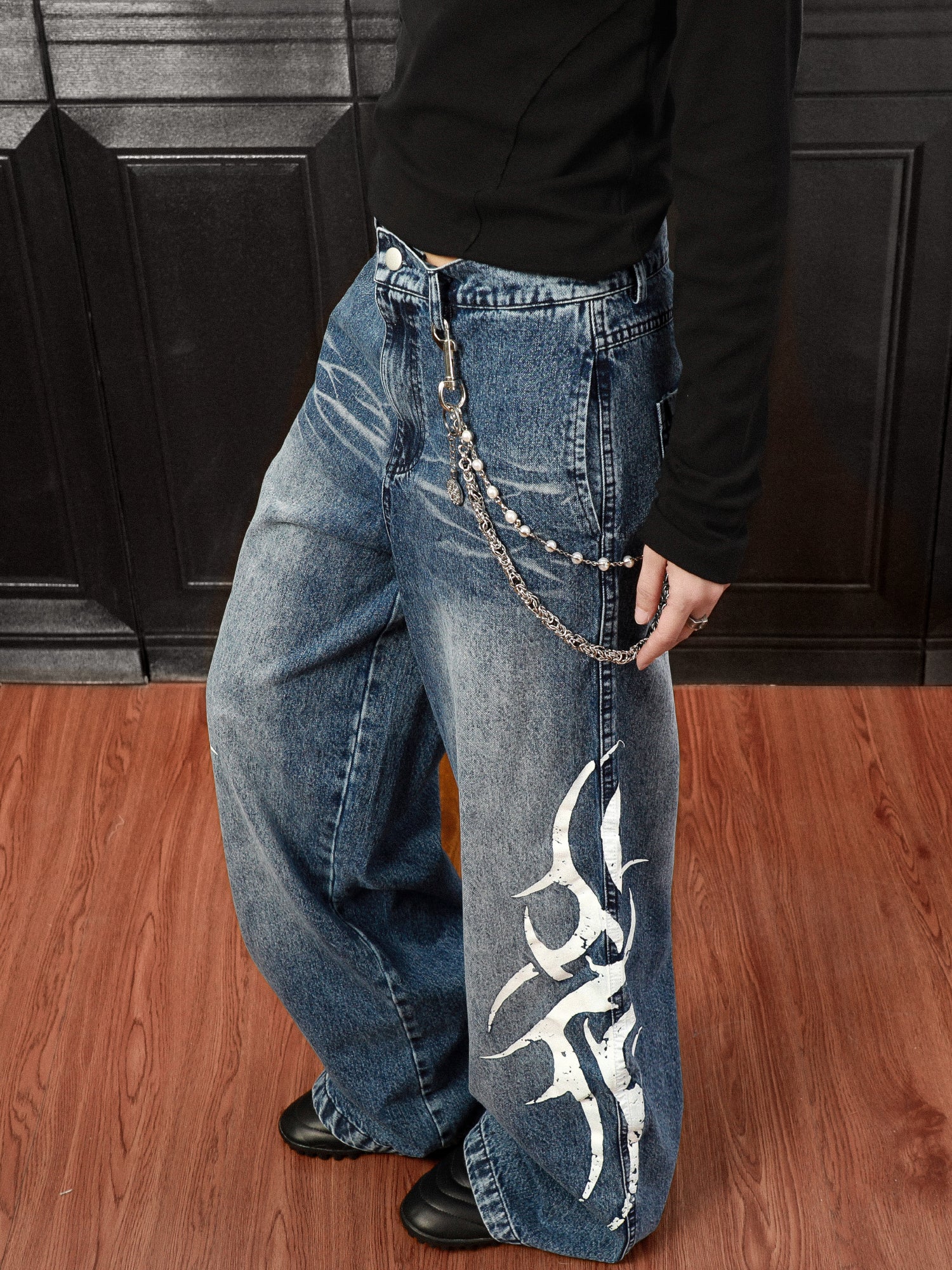 TRIBAL EDGE DENIM PANTS