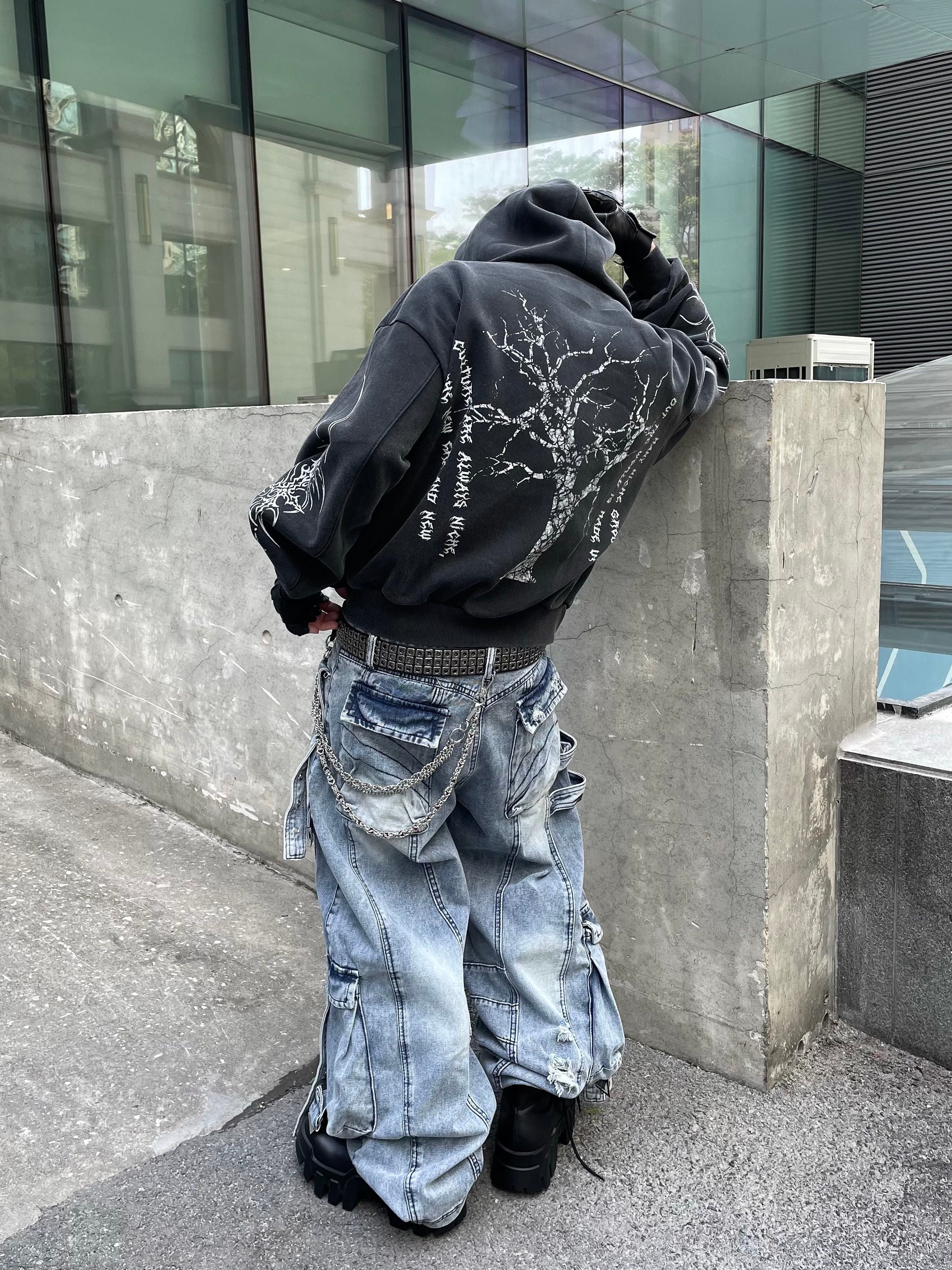 MODERN PRINTED HOODIE