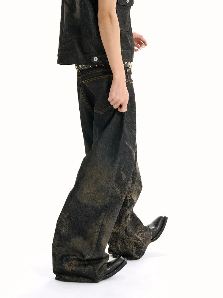 LOST PARADISE SHADOW DENIM PANTS