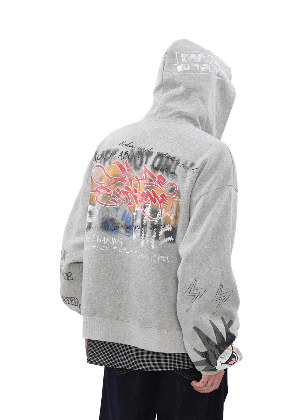 GRAFFITI ZIP HOODIE