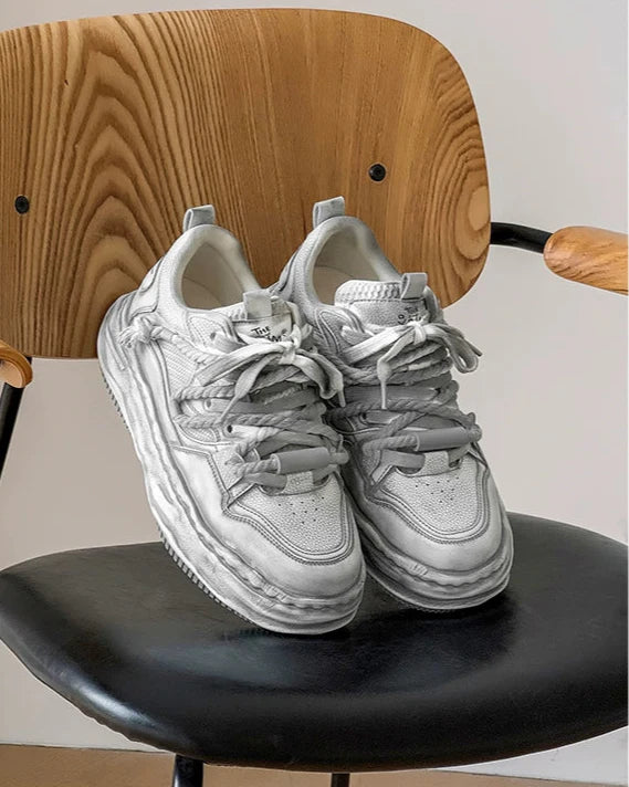 PLATFORM DIRTY ROPE SHOES