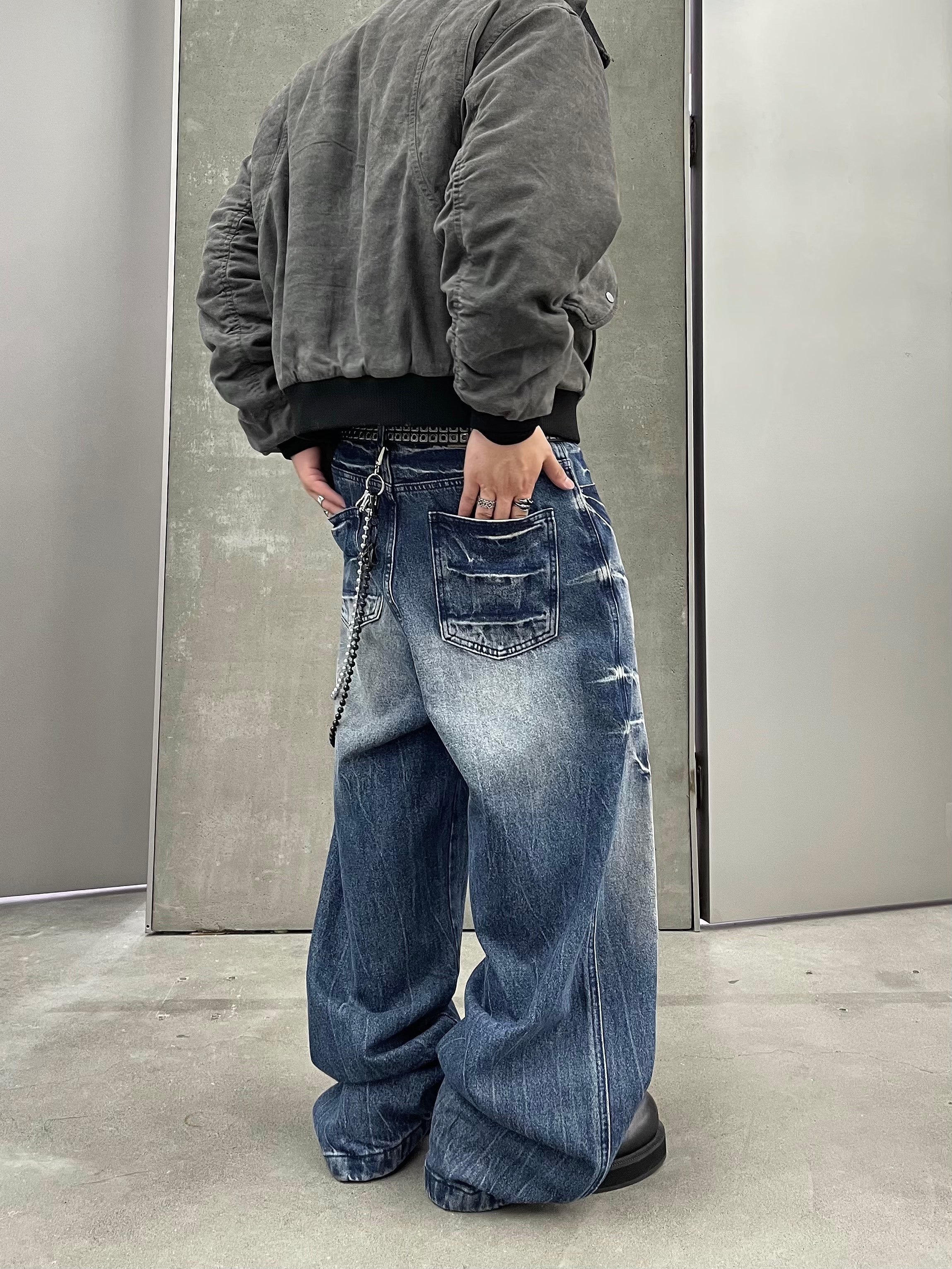RAVAGE LOOSE DENIM PANTS