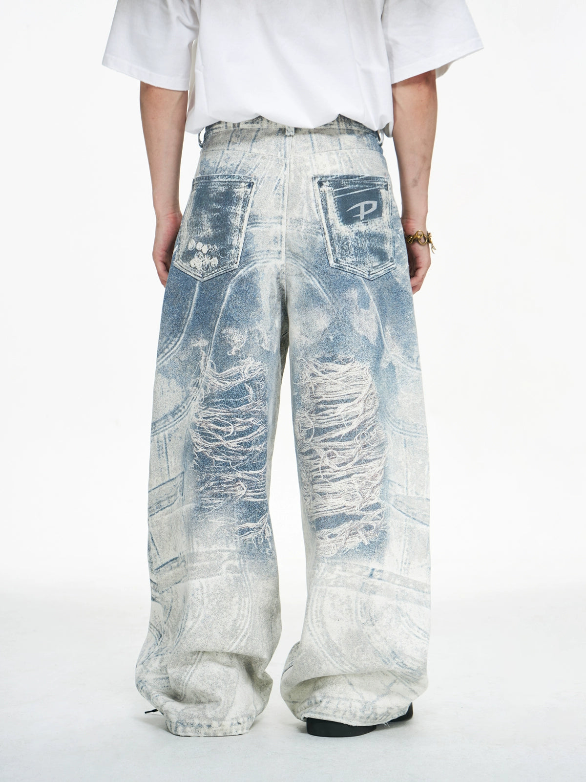 COBALT DENIM PANTS