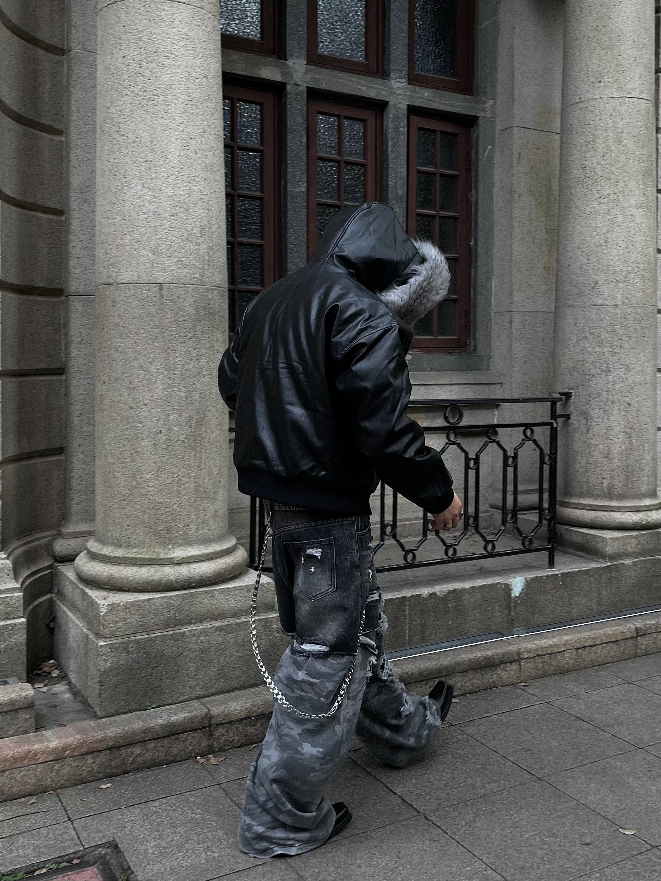 FUR HAVOC BOMBER JACKET