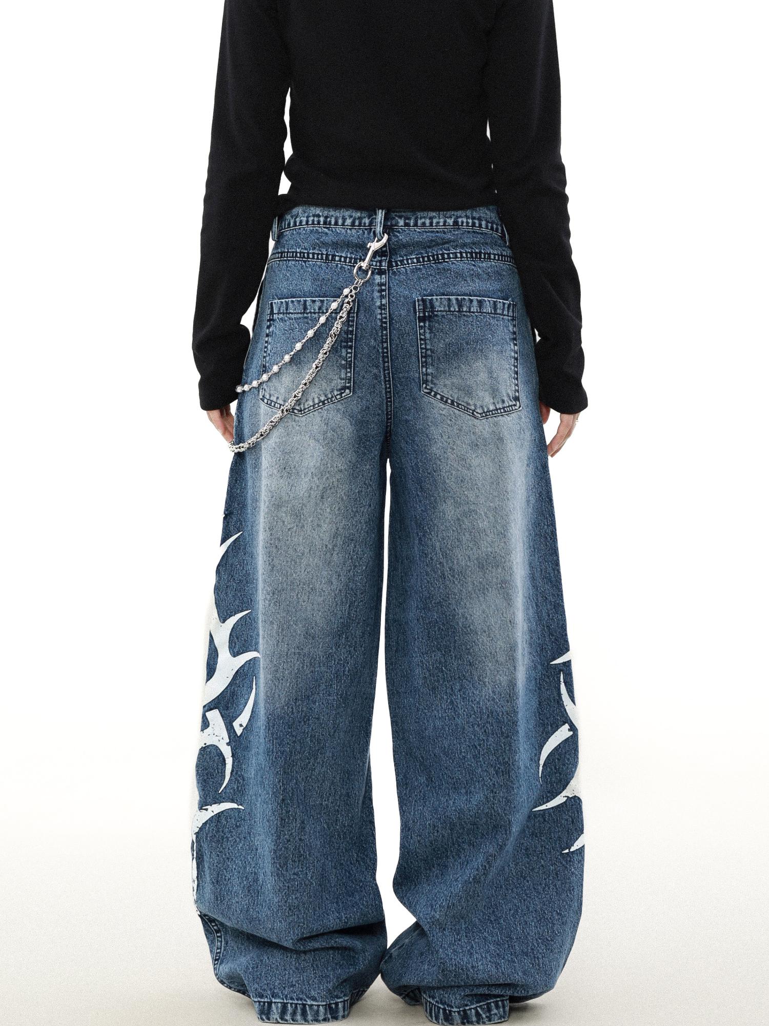 TRIBAL EDGE DENIM PANTS