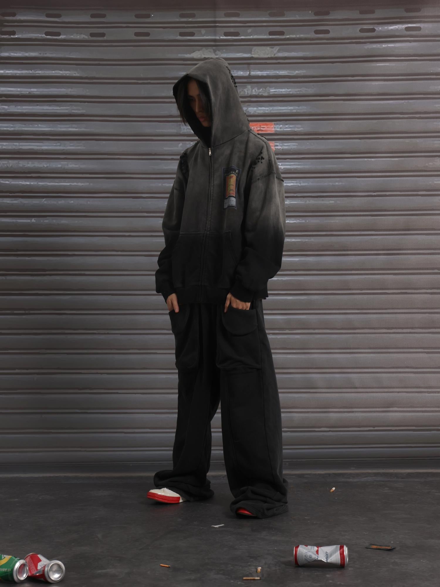 VISTA EMBROIDERED ZIP HOODIE