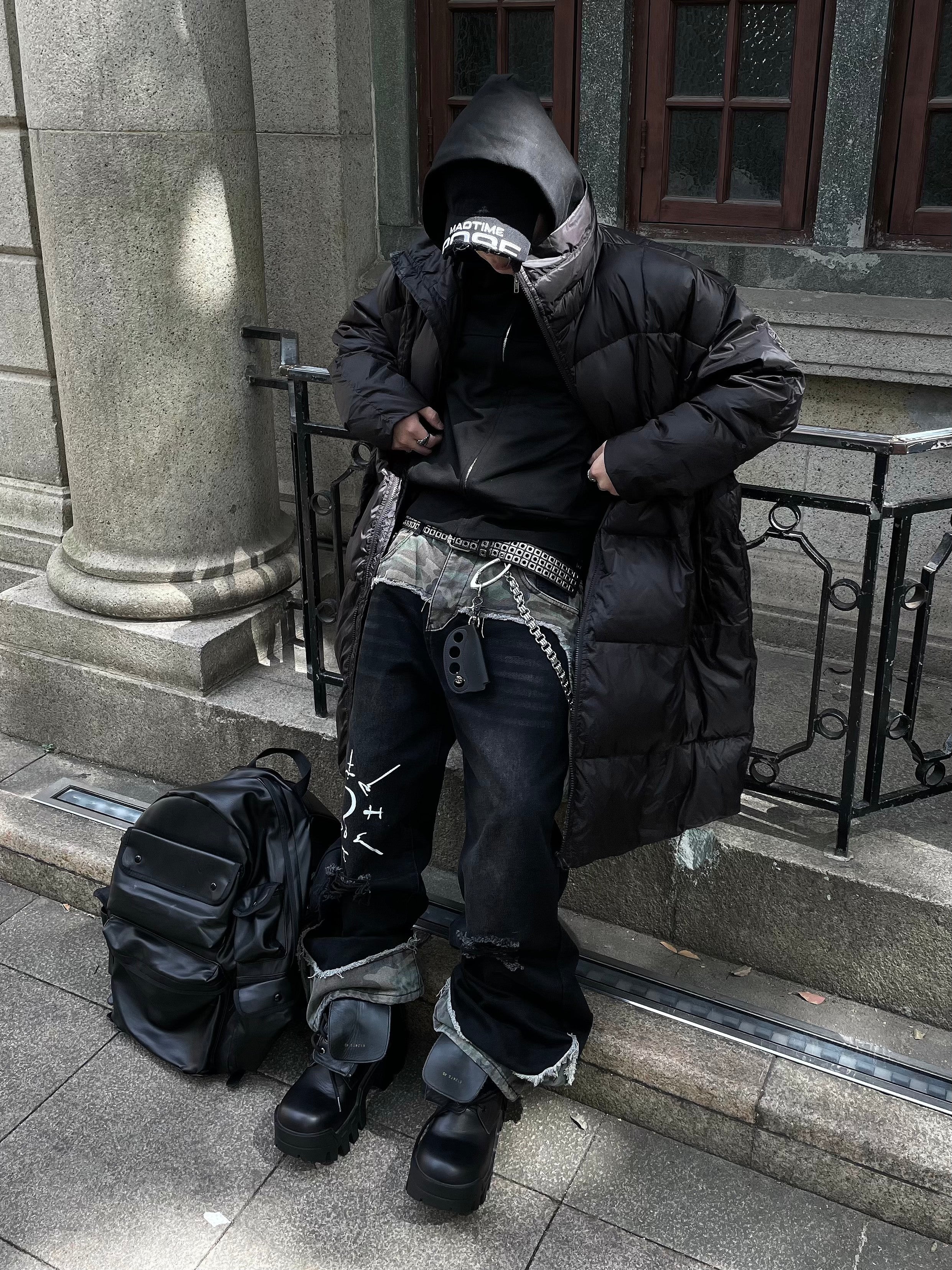 RAW FLAIR DENIM PANTS