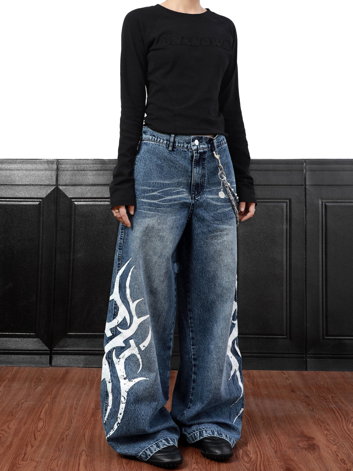 TRIBAL EDGE DENIM PANTS