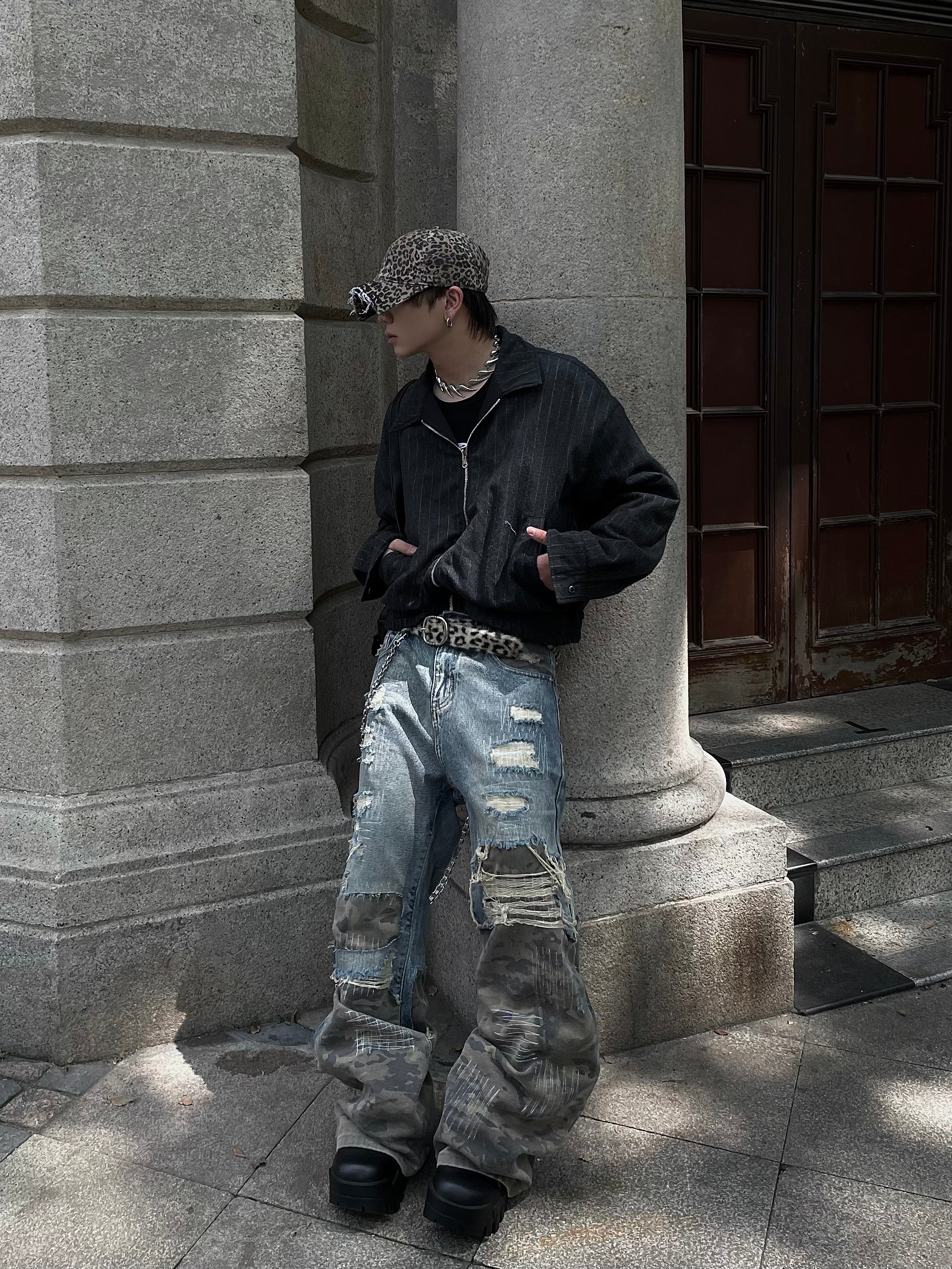 CAMO RIFT DENIM PANTS