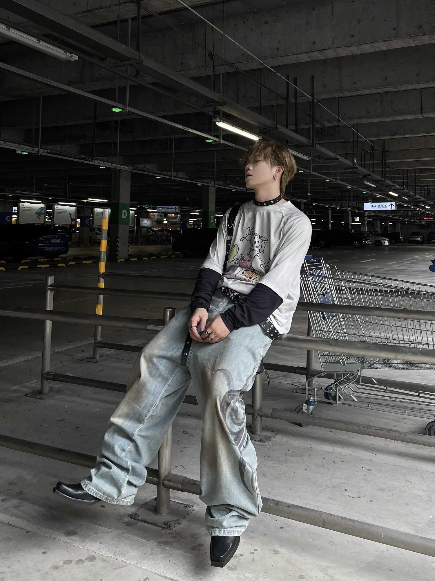 GRAVITY WIDE DENIM PANTS