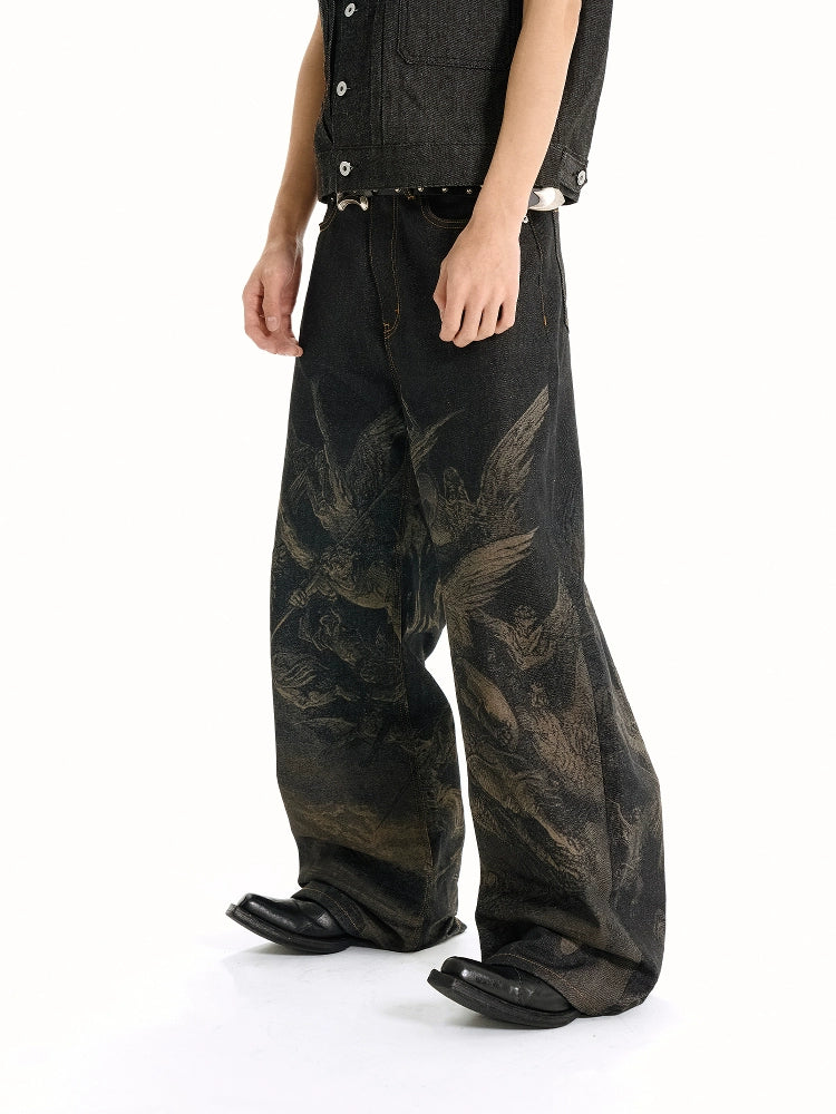 LOST PARADISE SHADOW DENIM PANTS