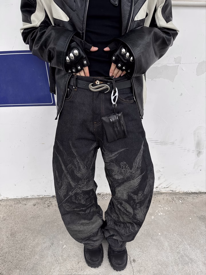 LOST PARADISE SHADOW DENIM PANTS